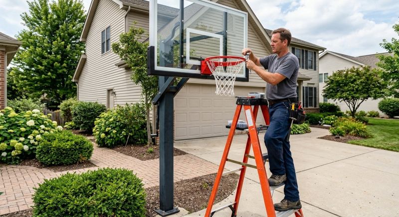 Basketball Hoop Repair in Olathe, KS