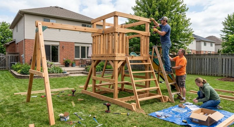 Playground Set Assembly in Denver, CO