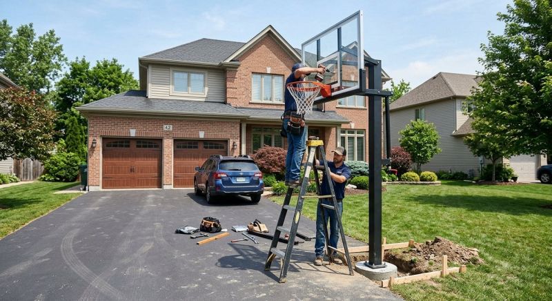 Basketball Goal Installation in Littleton, CO