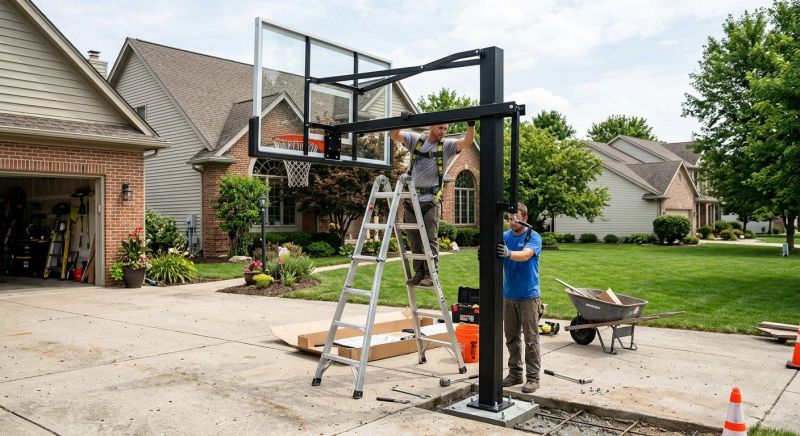 Basketball Goal Installation in Denver, CO