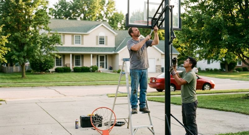 Basketball Goal Repair in Overland Park, KS
