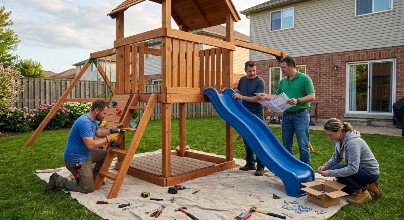 Playground Equipment Assembly in Alpharetta, GA