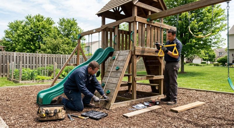 Playground Equipment Repair in Overland Park, KS