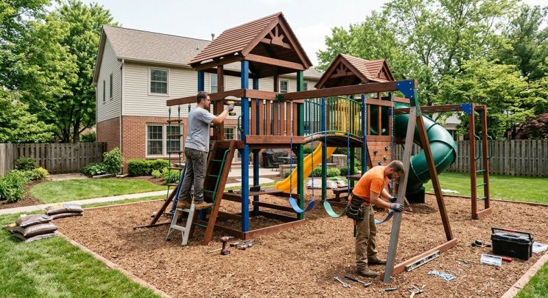 Playground Installation in Alpharetta, GA