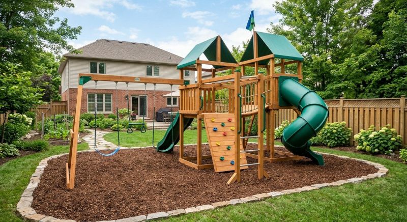 Playground Installation in Conroe, TX