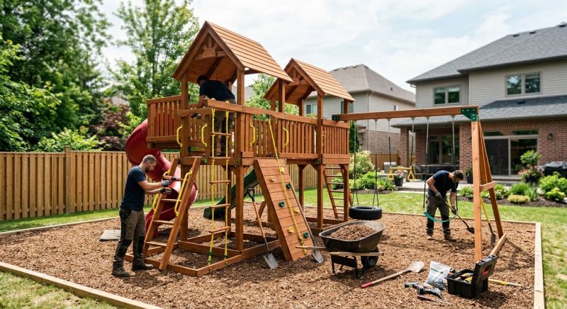 Playground Installation in Denver County, CO