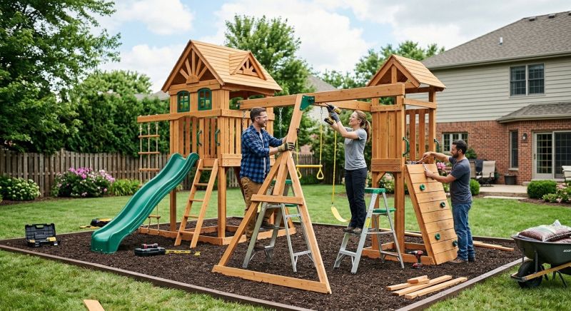 Playground Installation in Longmont, CO