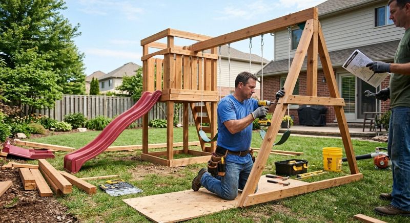 Playground Set Assembly in Boulder, CO