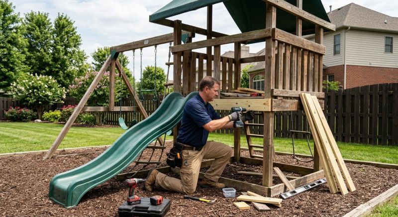 Playset Repair in Littleton, CO