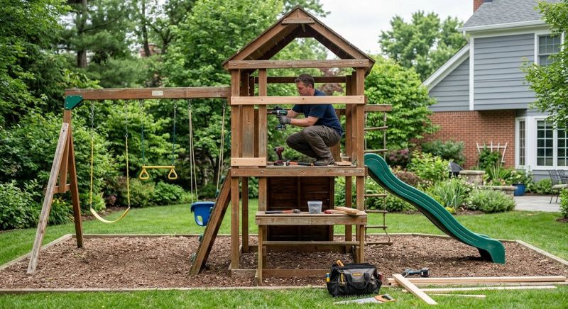 Playset Repair in Olathe, KS