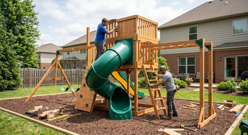 Sliding Board Installation in Conroe, TX