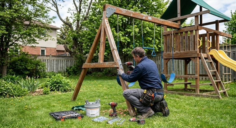 Swing Set Repair in Arvada, CO