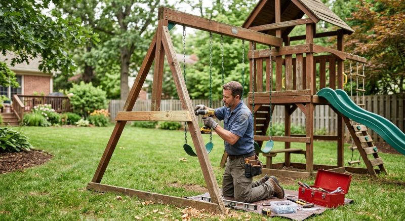 Swing Set Repair in Olathe, KS