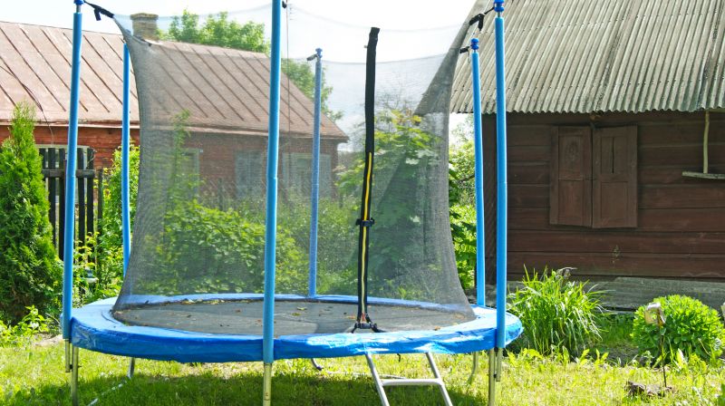 Outdoor Trampoline Setup