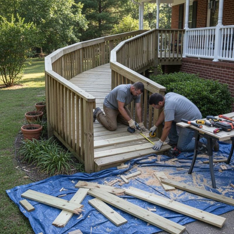Wood Ramp Repair in Alpharetta, GA